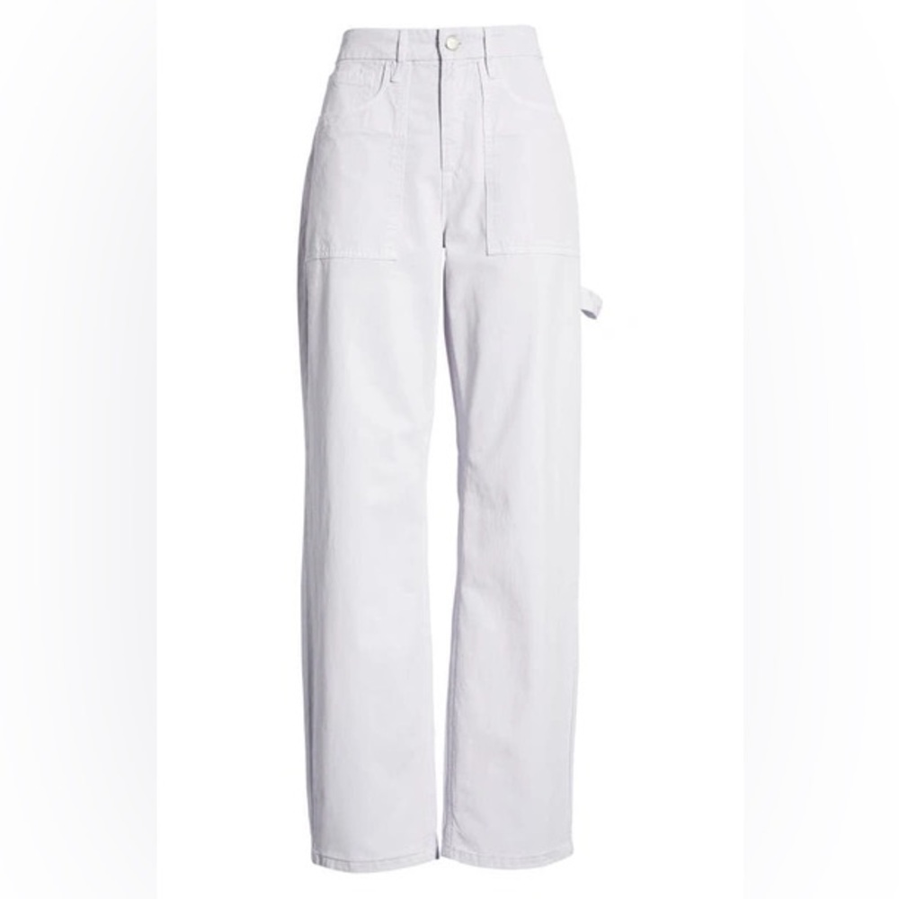 Good American 90s High Rise Cargo Jeans Lilac 0 25